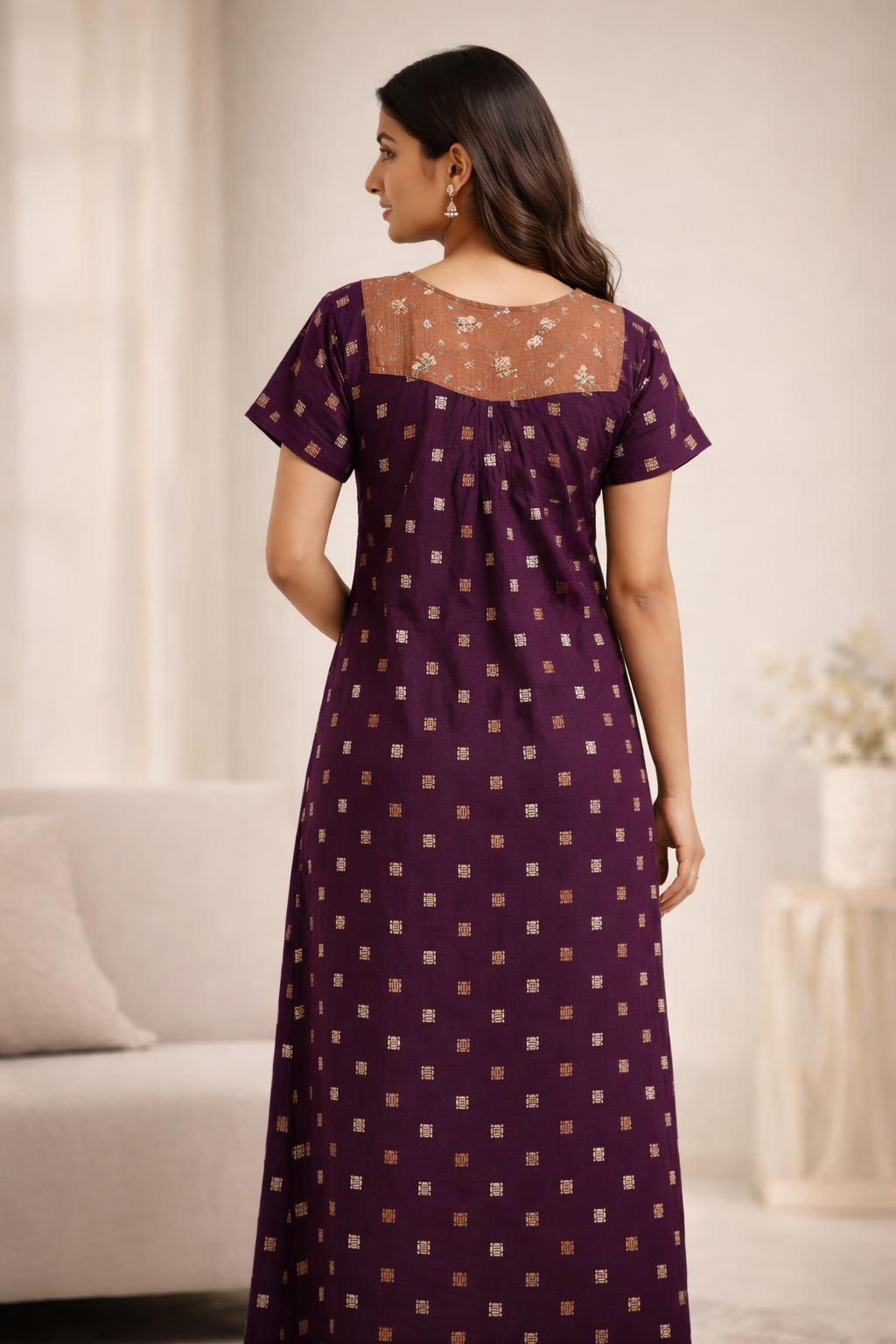 Printed Cotton Nighty